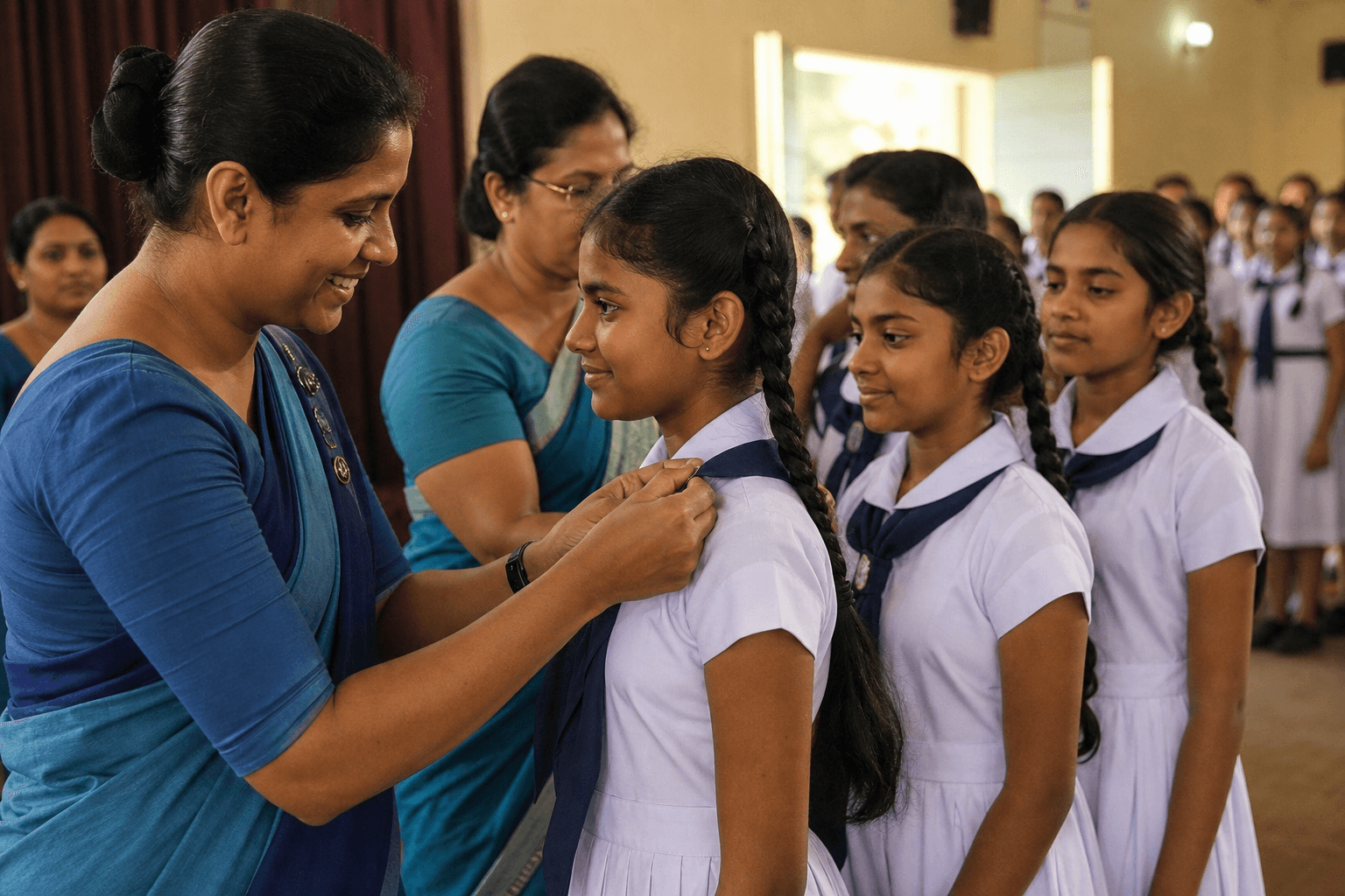 Enrolment of Junior Girl Guides — photo 1